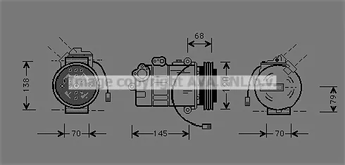 Компресор, климатизация AVA QUALITY COOLING