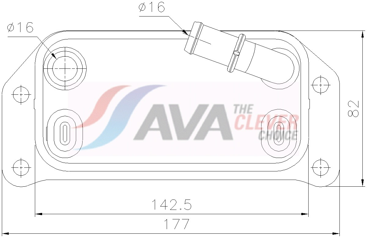 Маслен радиатор, двигателно масло AVA Clever Choice