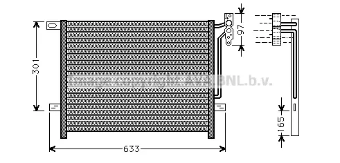 Кондензатор, климатизация AVA QUALITY COOLING