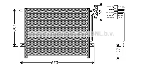 Кондензатор, климатизация AVA QUALITY COOLING