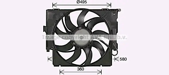 Вентилатор, охлаждане на двигателя AVA QUALITY COOLING