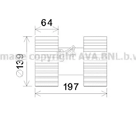 Вентилатор вътрешно пространство AVA QUALITY COOLING