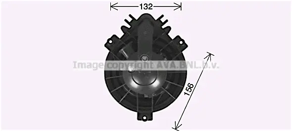 Вентилатор вътрешно пространство AVA QUALITY COOLING