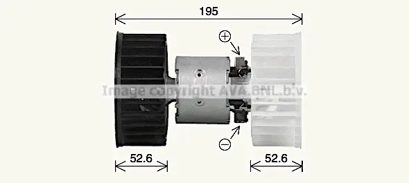 Вентилатор вътрешно пространство AVA QUALITY COOLING