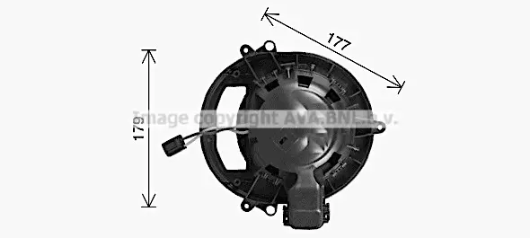 Вентилатор вътрешно пространство AVA QUALITY COOLING