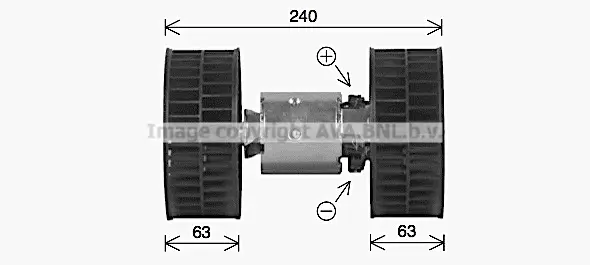Вентилатор вътрешно пространство AVA QUALITY COOLING
