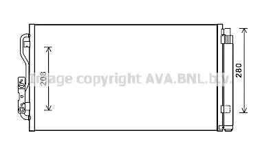 Кондензатор, климатизация AVA QUALITY COOLING