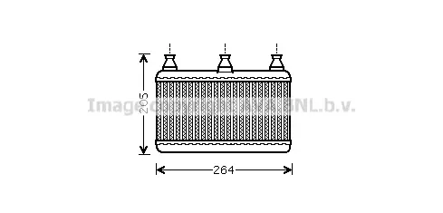 Топлообменник, отопление на вътрешното пространство AVA QUALITY COOLING