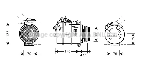 Компресор, климатизация AVA QUALITY COOLING
