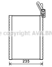 Изпарител, климатична система AVA QUALITY COOLING