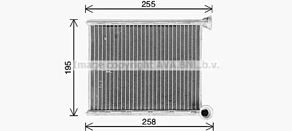 Топлообменник, отопление на вътрешното пространство AVA QUALITY COOLING