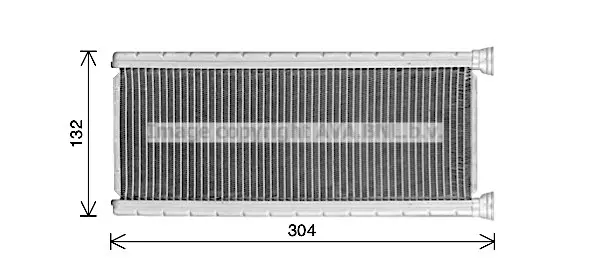 Топлообменник, отопление на вътрешното пространство AVA QUALITY COOLING