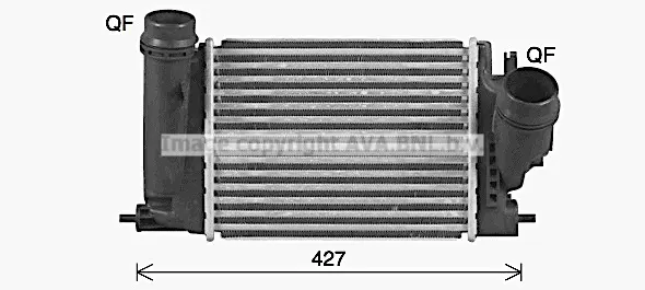 Интеркулер (охладител за въздуха на турбината) AVA QUALITY COOLING