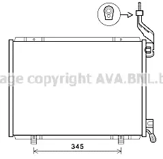 Кондензатор, климатизация AVA QUALITY COOLING