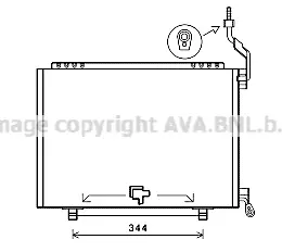Кондензатор, климатизация AVA QUALITY COOLING