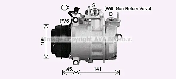 Компресор, климатизация AVA QUALITY COOLING