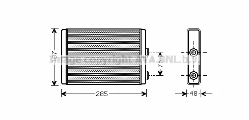Топлообменник, отопление на вътрешното пространство AVA QUALITY COOLING