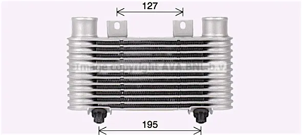 Интеркулер (охладител за въздуха на турбината) AVA QUALITY COOLING