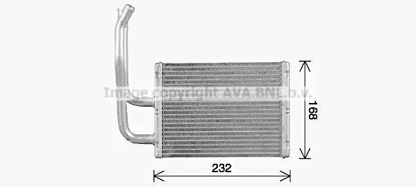 Топлообменник, отопление на вътрешното пространство AVA QUALITY COOLING