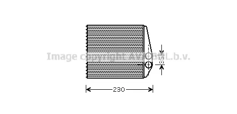 Топлообменник, отопление на вътрешното пространство AVA QUALITY COOLING