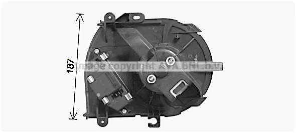 Вентилатор вътрешно пространство AVA QUALITY COOLING