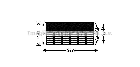 Топлообменник, отопление на вътрешното пространство AVA QUALITY COOLING