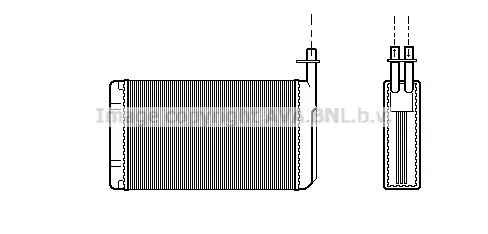 Топлообменник, отопление на вътрешното пространство AVA QUALITY COOLING
