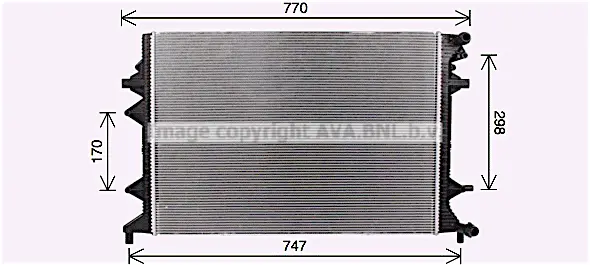 Интеркулер AVA QUALITY COOLING