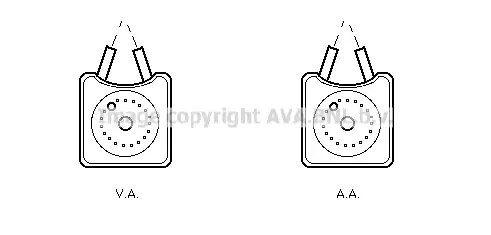 Маслен радиатор, двигателно масло AVA QUALITY COOLING