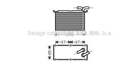 Интеркулер (охладител за въздуха на турбината) AVA QUALITY COOLING