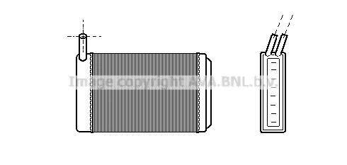 Топлообменник, отопление на вътрешното пространство AVA QUALITY COOLING
