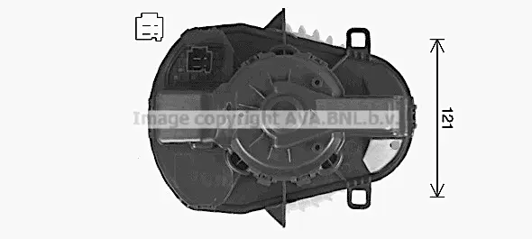 Вентилатор вътрешно пространство AVA QUALITY COOLING