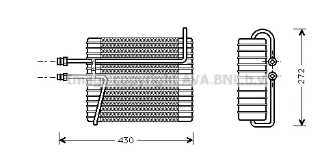 Изпарител, климатична система AVA QUALITY COOLING