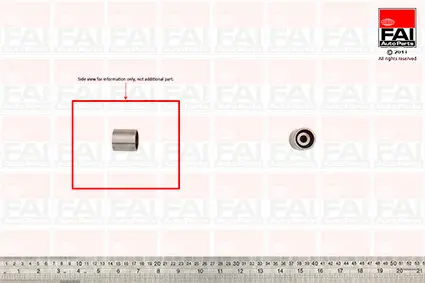 Паразитна водеща ролка, зъбен ремък FAI AutoParts