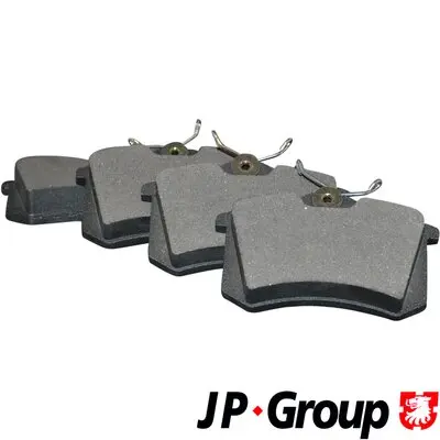 Комплект спирачно феродо, дискови спирачки JP GROUP