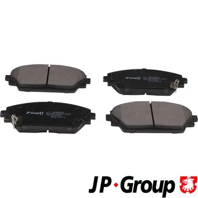 Комплект спирачно феродо, дискови спирачки JP GROUP