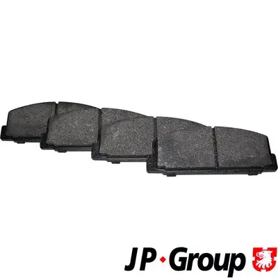 Комплект спирачно феродо, дискови спирачки JP GROUP