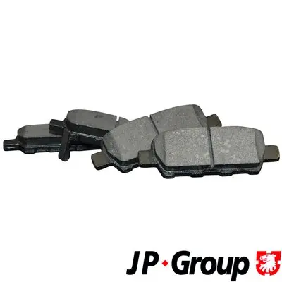 Комплект спирачно феродо, дискови спирачки JP GROUP