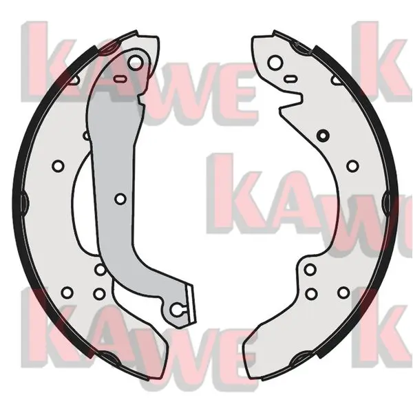 Комплект спирачна челюст KAWE