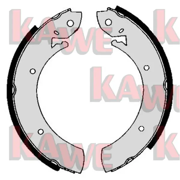 Комплект спирачна челюст KAWE