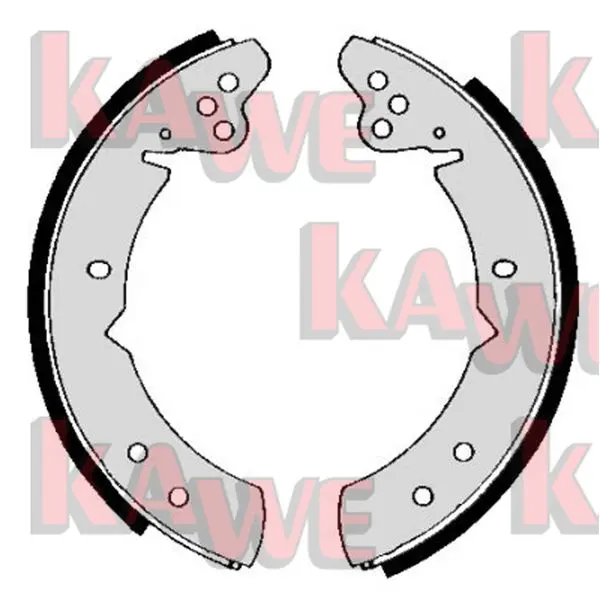 Комплект спирачна челюст KAWE