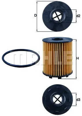Маслен филтър MAHLE