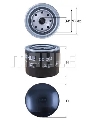 Маслен филтър MAHLE