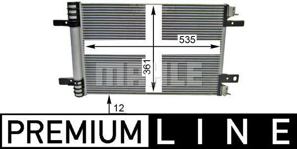 Кондензатор, климатизация MAHLE