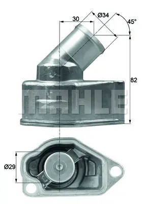 Термостат, охладителна течност MAHLE