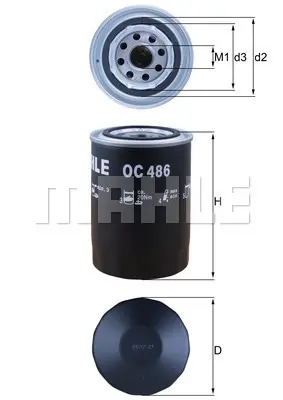 Маслен филтър MAHLE