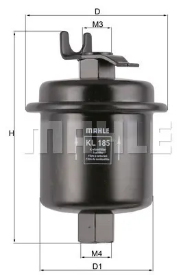 Горивен филтър MAHLE