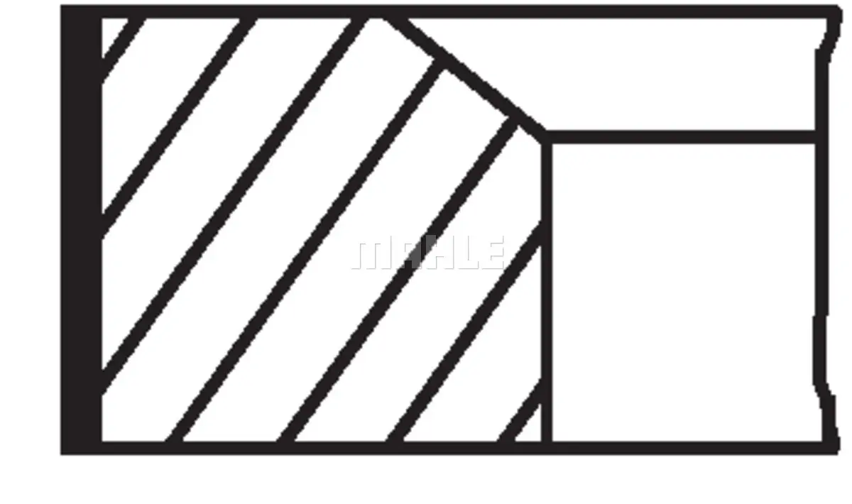 Комплект сегменти MAHLE
