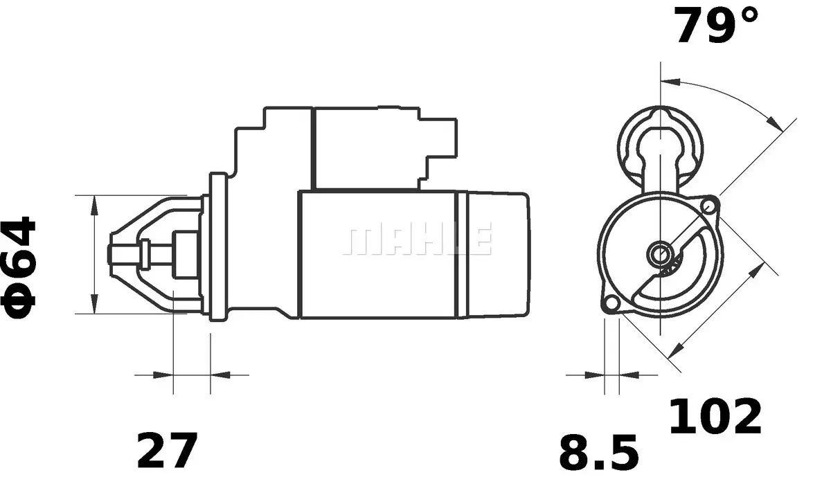 Стартер MAHLE