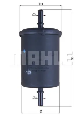 Горивен филтър MAHLE
